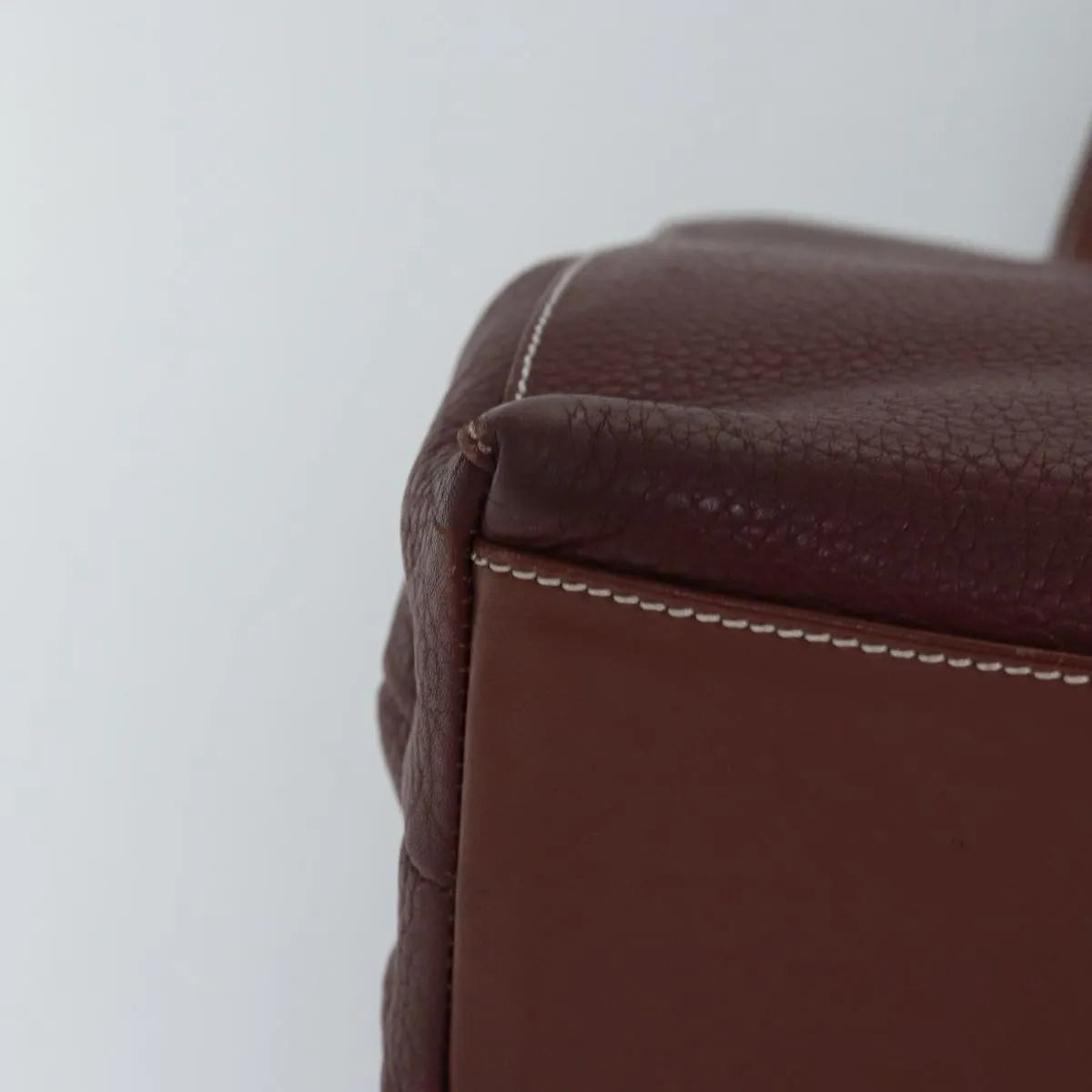 Burberry Vintage Leather, Brown, Leather, Tote Bag