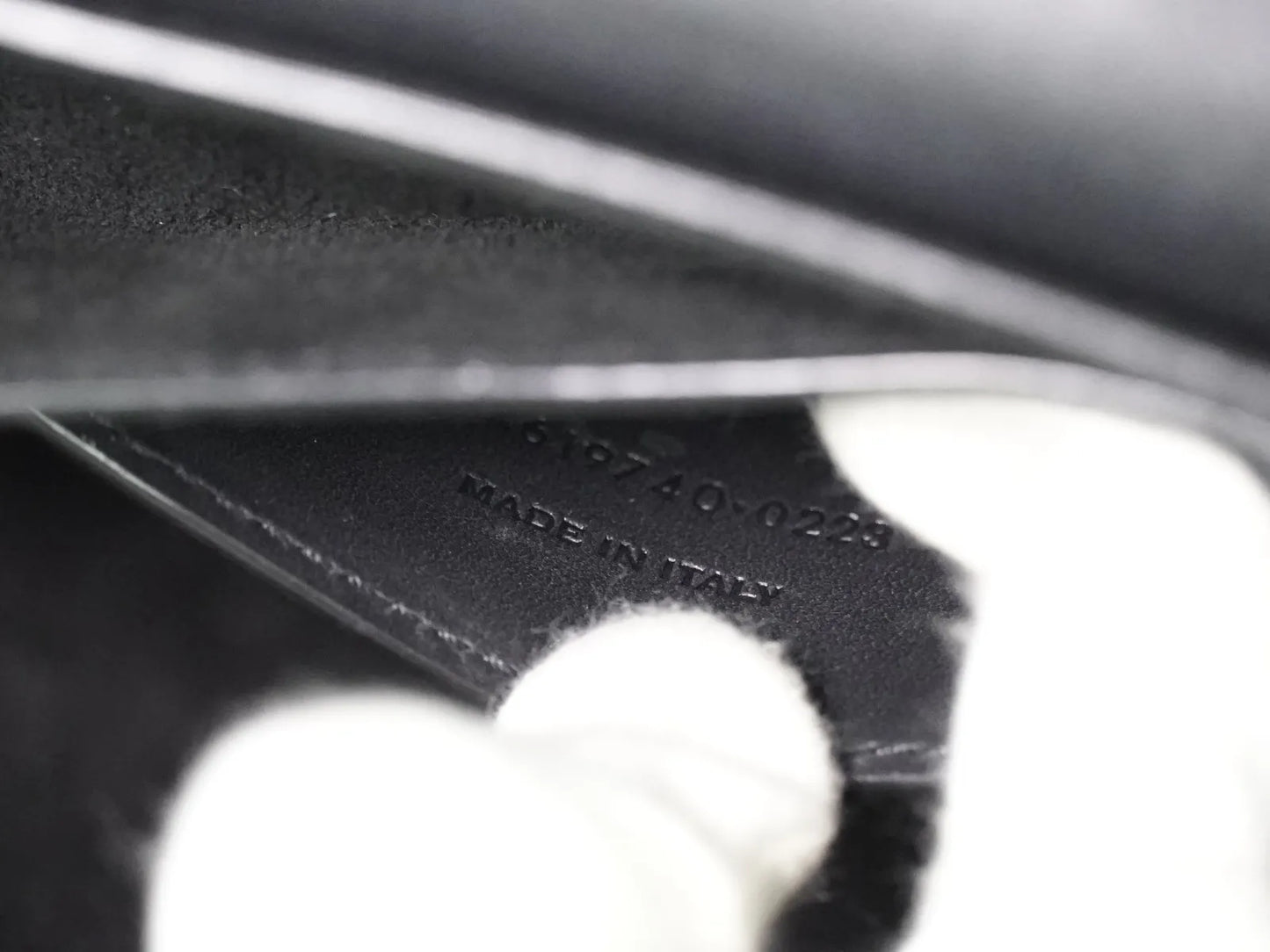 Saint Laurent Kaia Leather, Black, Leather, Shoulder Bag