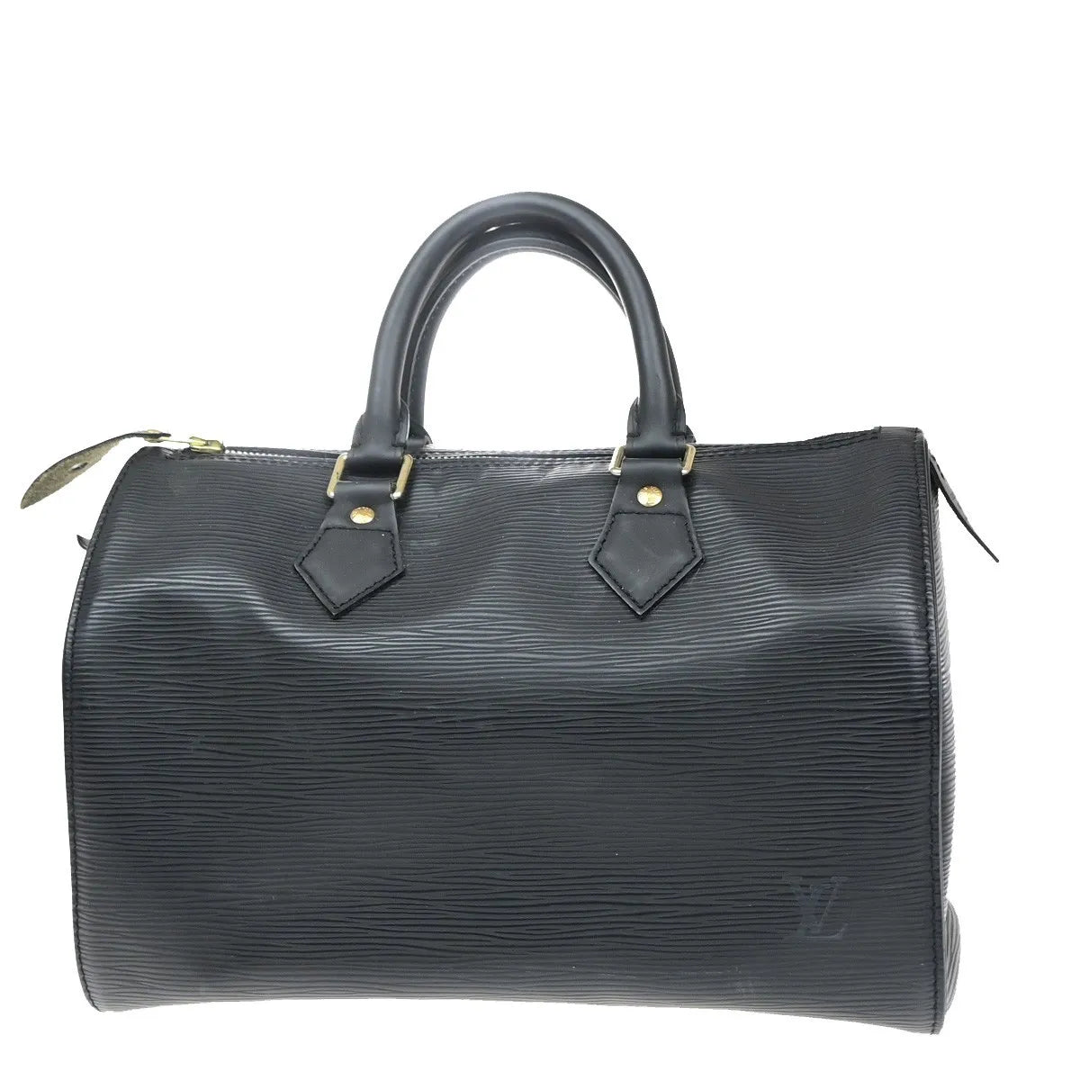 Louis Vuitton Speedy Epi Leather, Black, Leather, Handbag