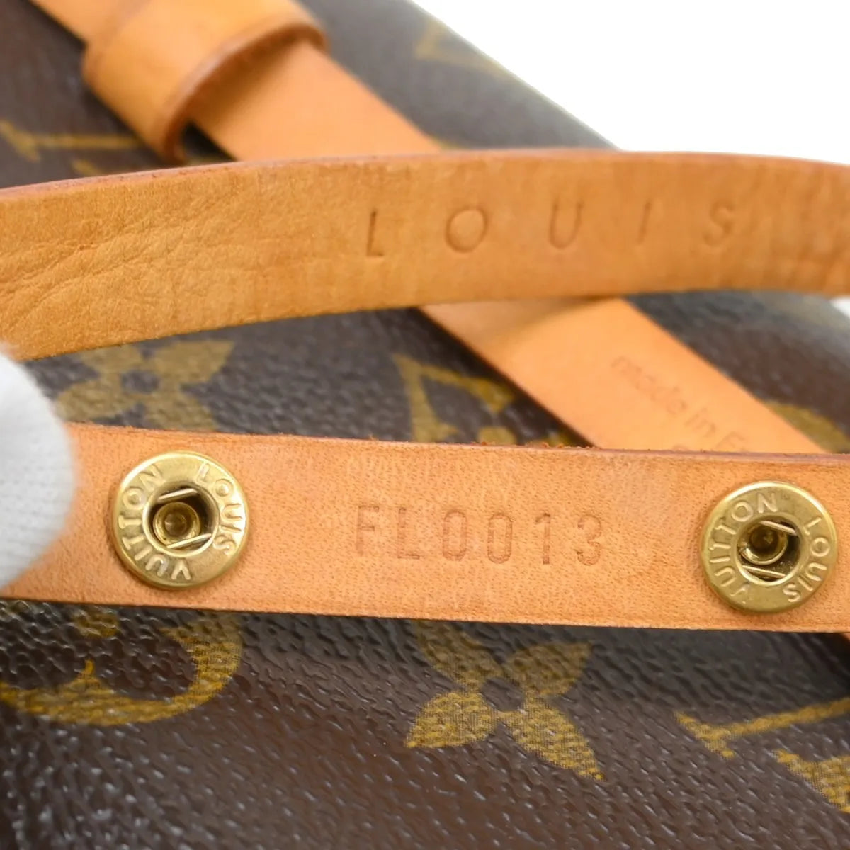 Louis Vuitton Florentine Canvas, Brown, Canvas, Clutch