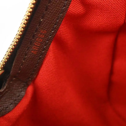 Louis Vuitton Belem Damier Ebene, Brown, Canvas, Shoulder Bag