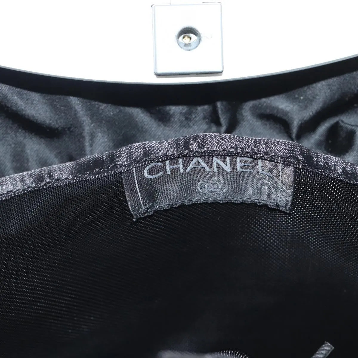 Chanel Vintage Millennium Waist Tweed, Red, Cotton, Handbag