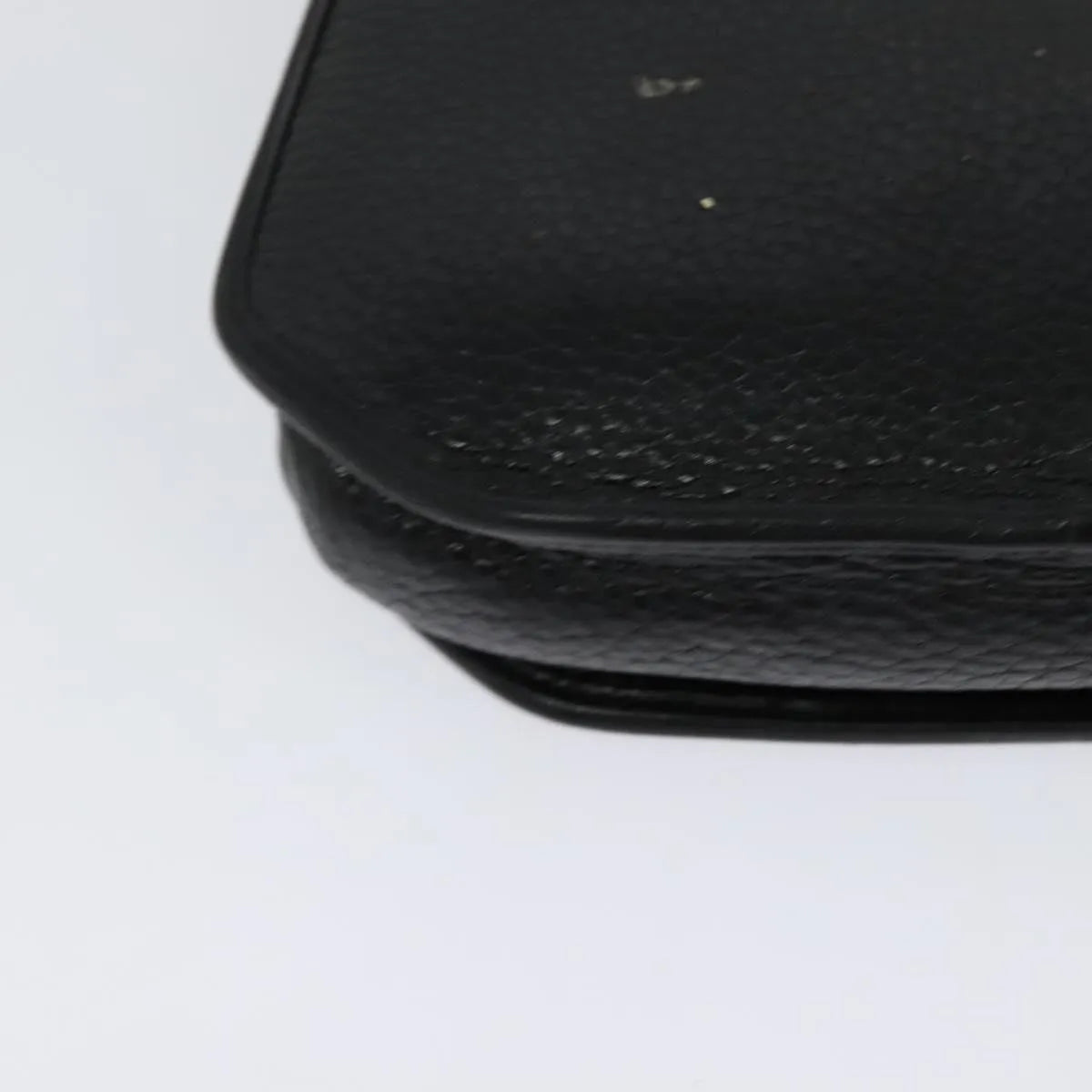 Christian Dior Vintage CD Flap Leather, Black, Leather, Shoulder Bag
