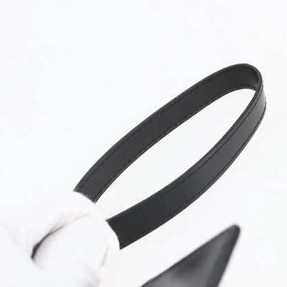 Versace Vintage Clutch Leather, Black, Leather, Clutch