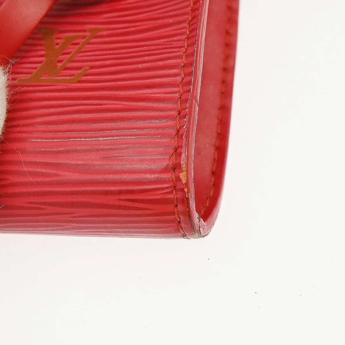Louis Vuitton Pochette Accessoires Epi Leather, Red, Leather, Clutch