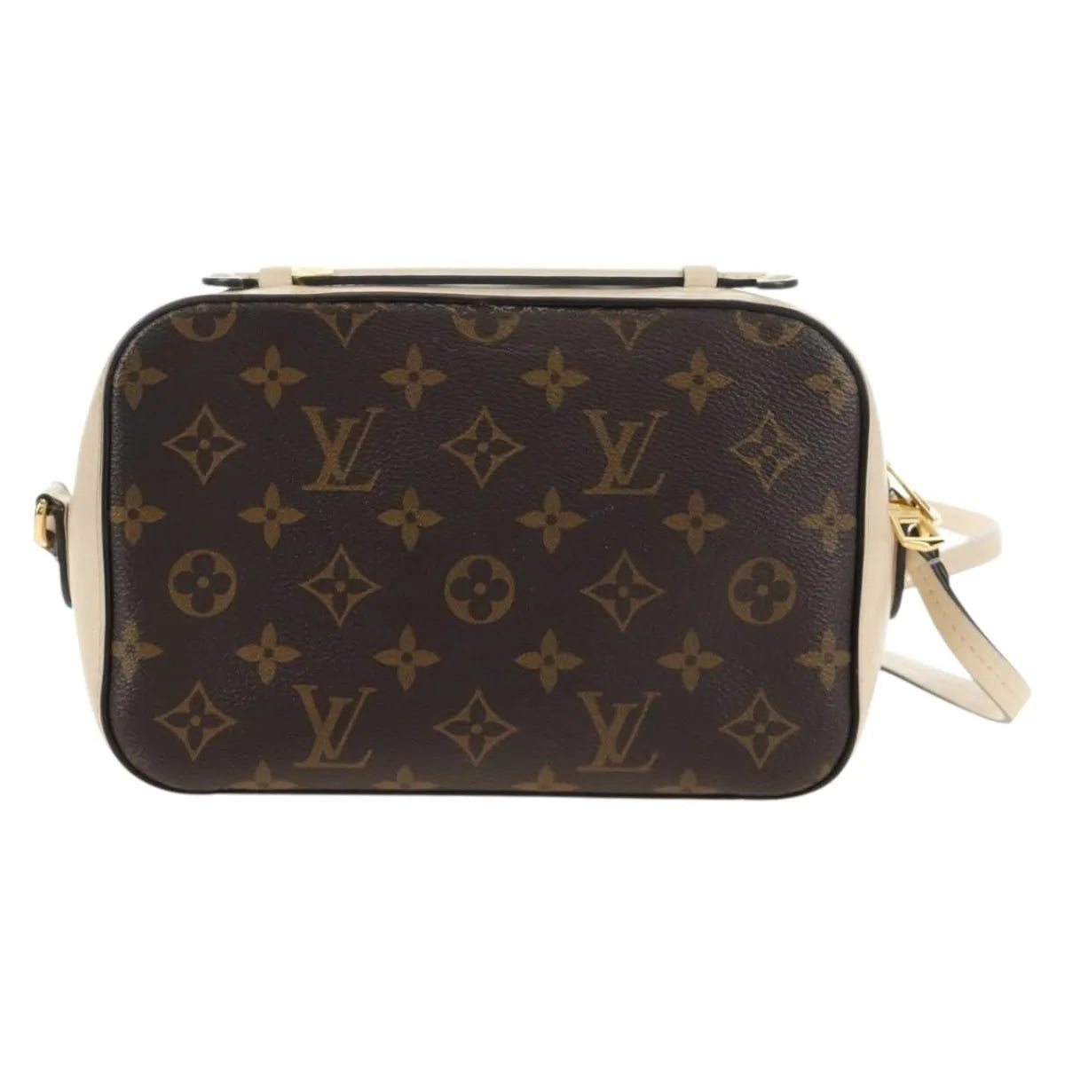Louis Vuitton Saintonge Monogram Canvas with Leather, Brown, Canvas, Shoulder Bag