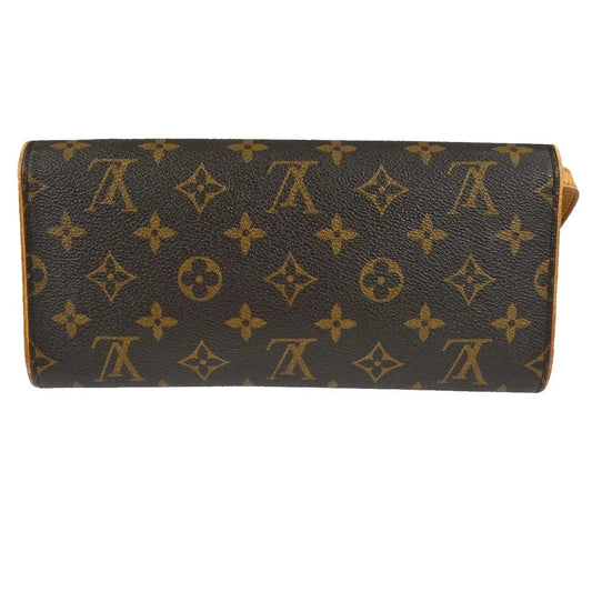 Louis Vuitton Twin GM Monogram, Brown, Canvas, Handbag