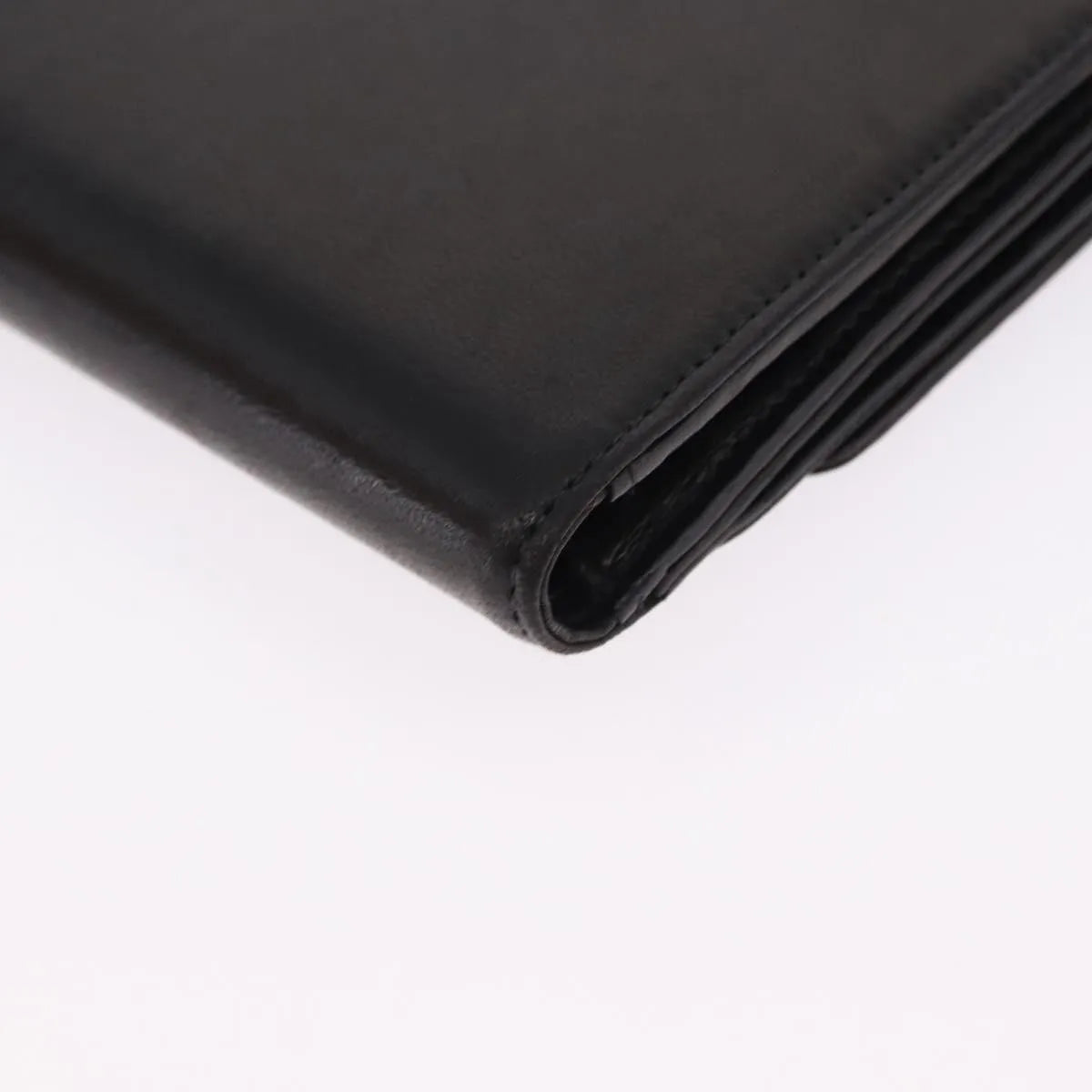 Chanel Vintage Timeless Bifold Lambskin, Black, Leather, Wallet