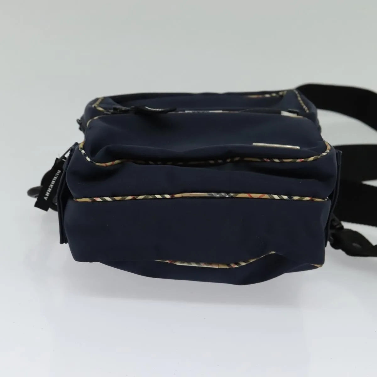 Burberry Vintage Nylon, Navy, Nylon, Shoulder Bag