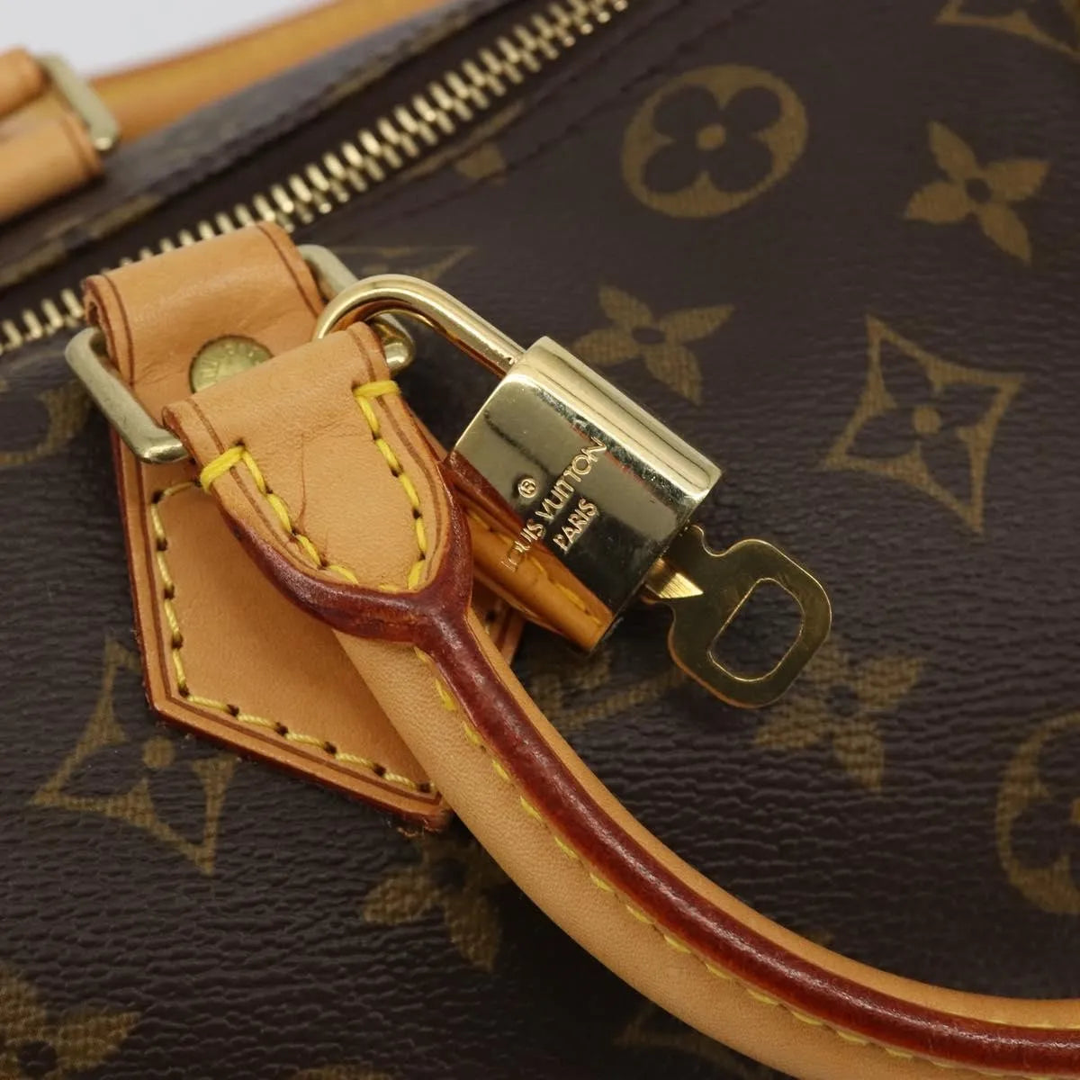 Louis Vuitton Speedy Monogram Canvas, Brown, Canvas, Handbag