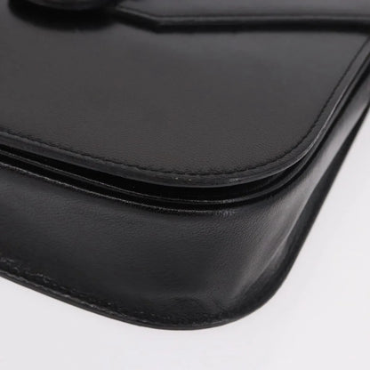 Saint Laurent Vintage Leather, Black, Leather, Handbag