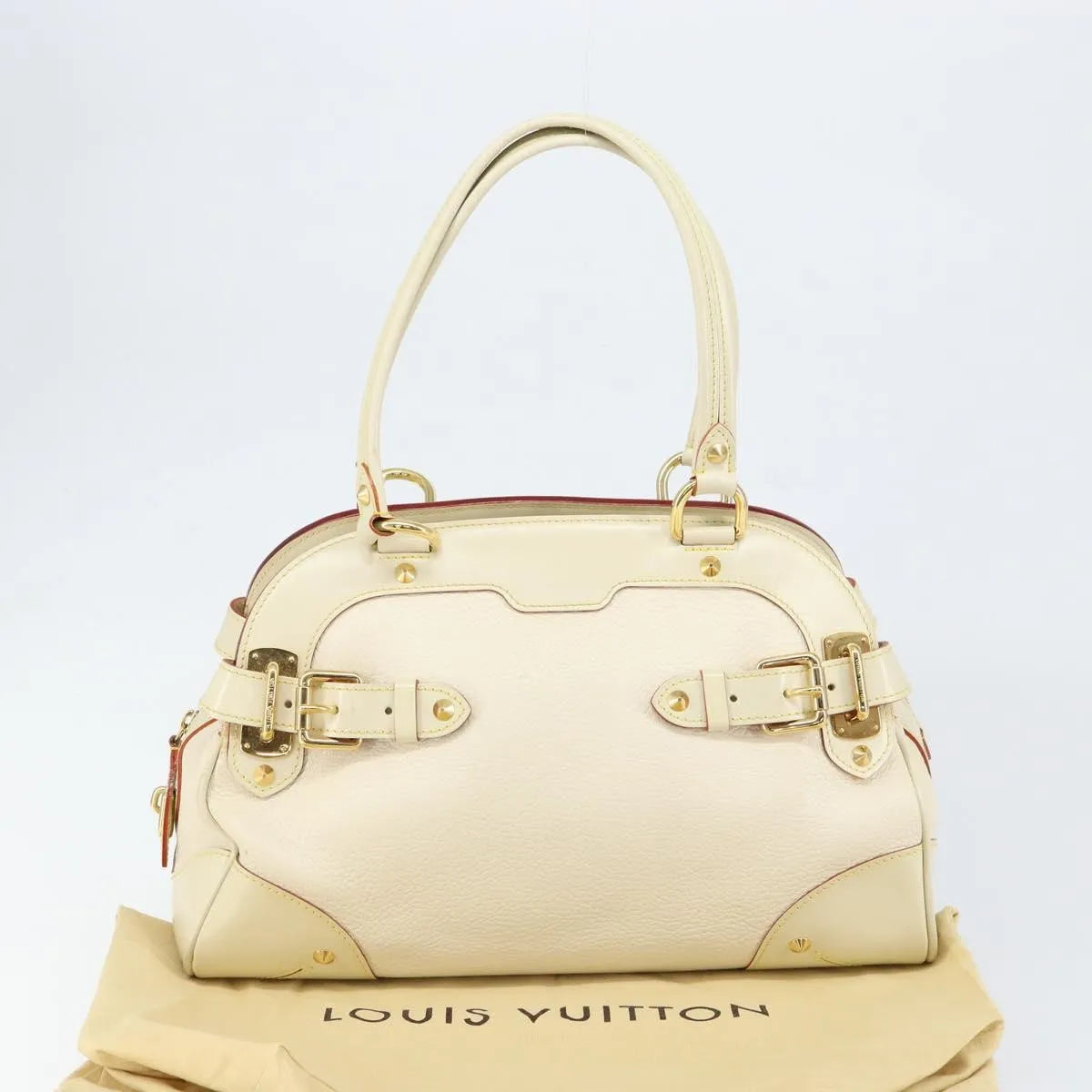 Louis Vuitton Suhali Le Radieux Leather, White, Leather, Handbag