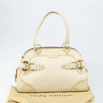 Louis Vuitton Suhali Le Radieux Leather, White, Leather, Handbag