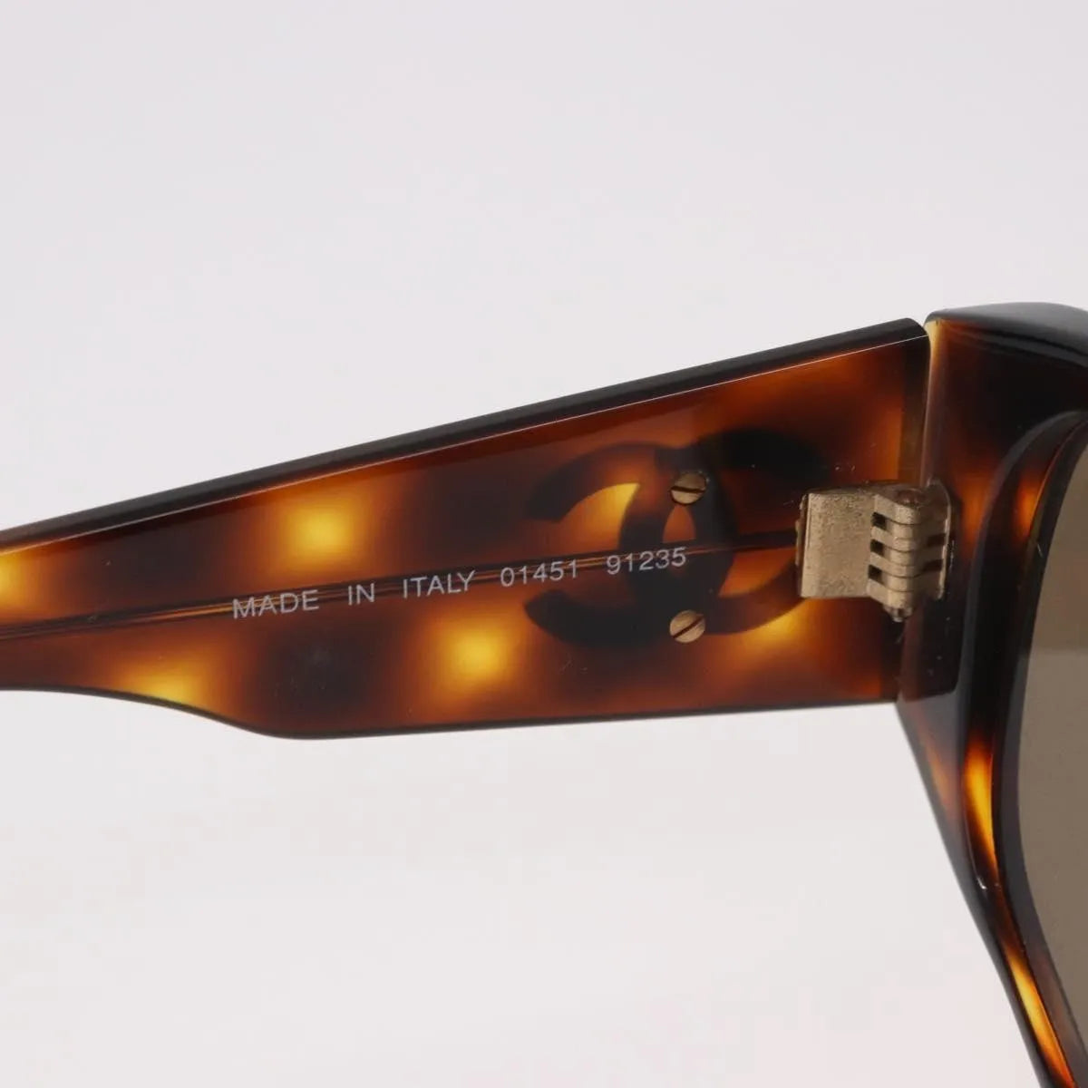 Chanel Logo CC Plastic, Brown, Plastic, Sunglasses