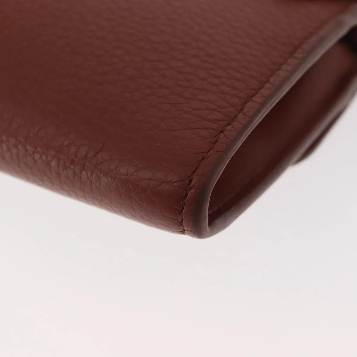 Chloe Aby Chain Leather, Brown, Leather, Shoulder Bag