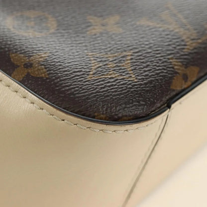 Louis Vuitton Saintonge Monogram Canvas with Leather, Brown, Canvas, Shoulder Bag