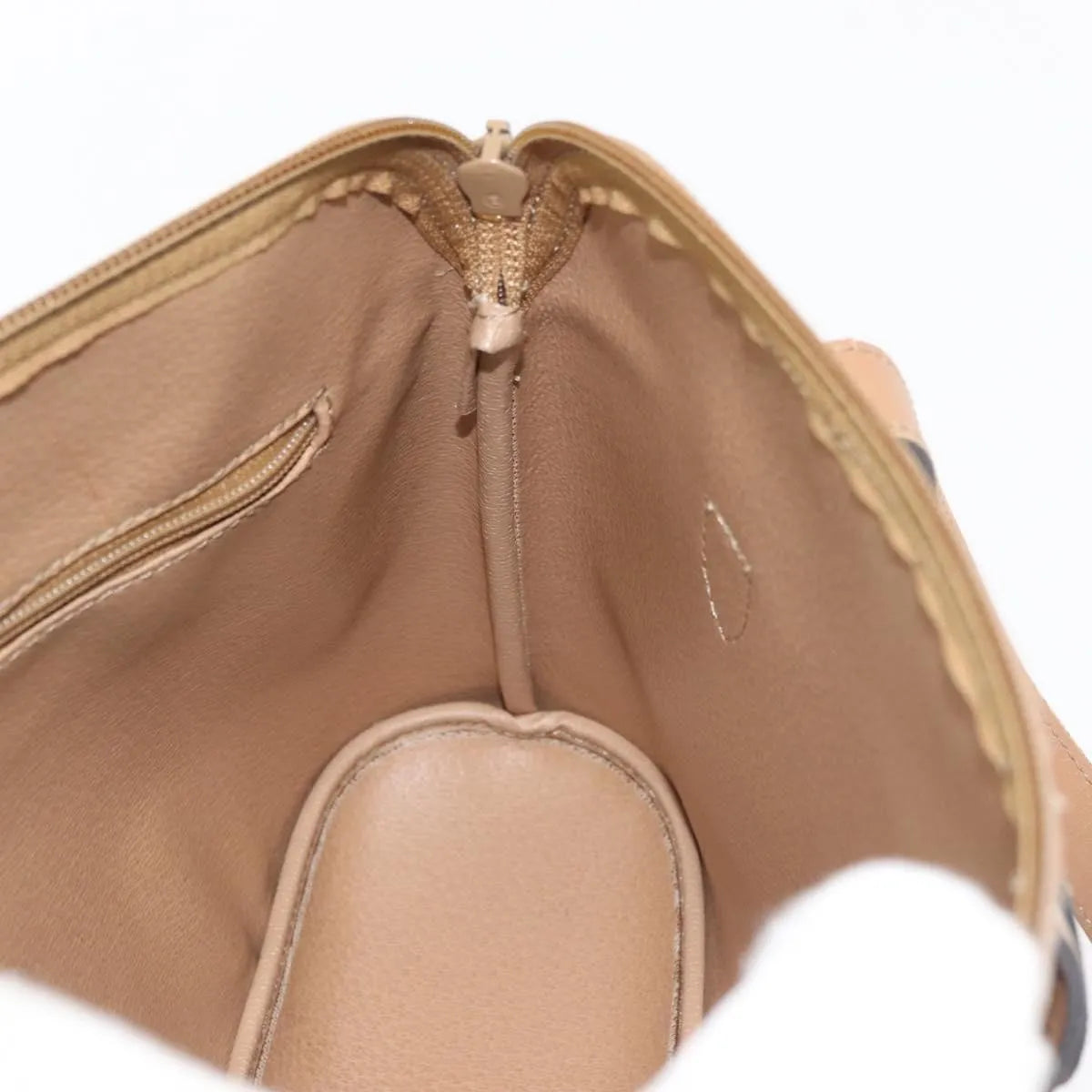 Christian Dior Vintage Trotter Canvas, Beige, Canvas, Handbag