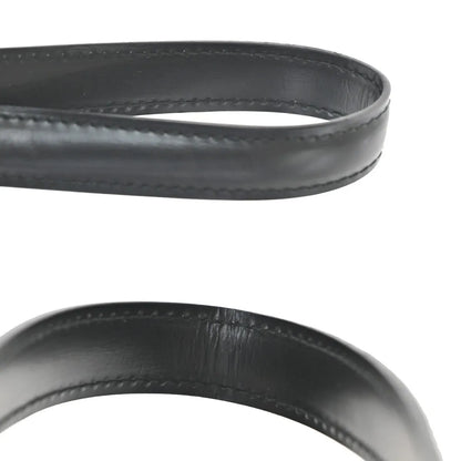 Cartier Pouch with a handle Box Calf, Black, Leather, Clutch