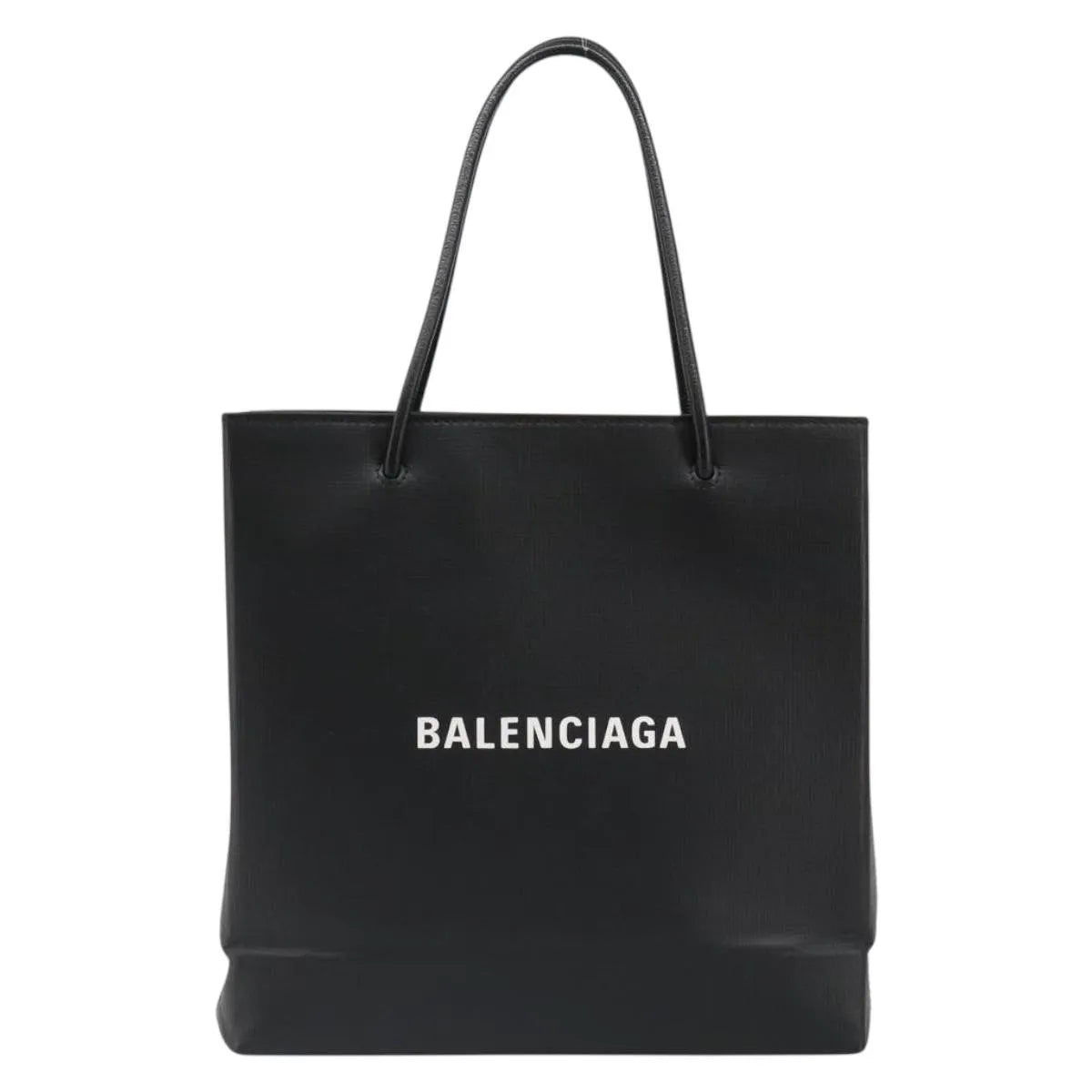 Balenciaga Shopping Tote Leather, Black, Leather, Handbag