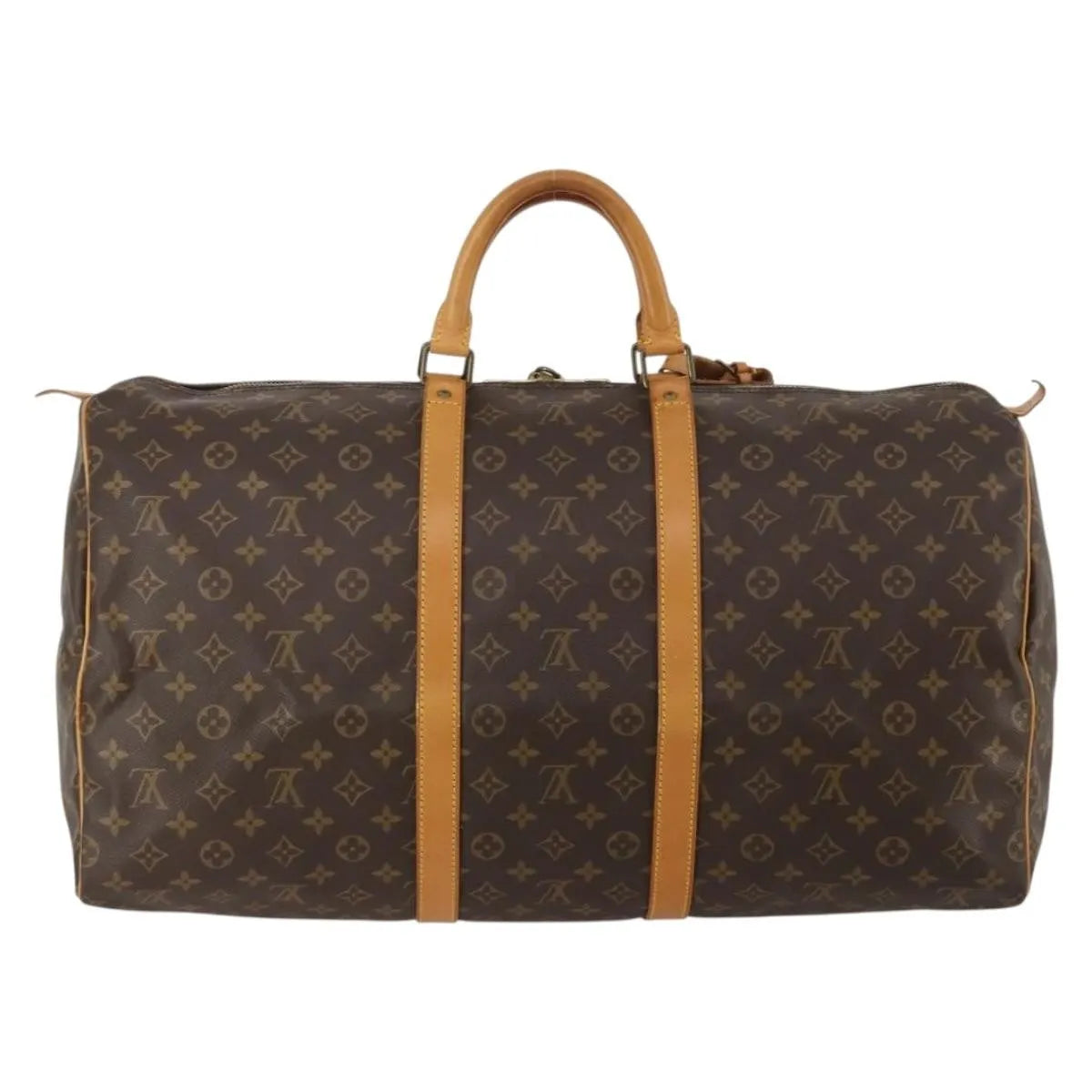 Louis Vuitton Keepall Monogram Canvas, Brown, Canvas, Travel Bag