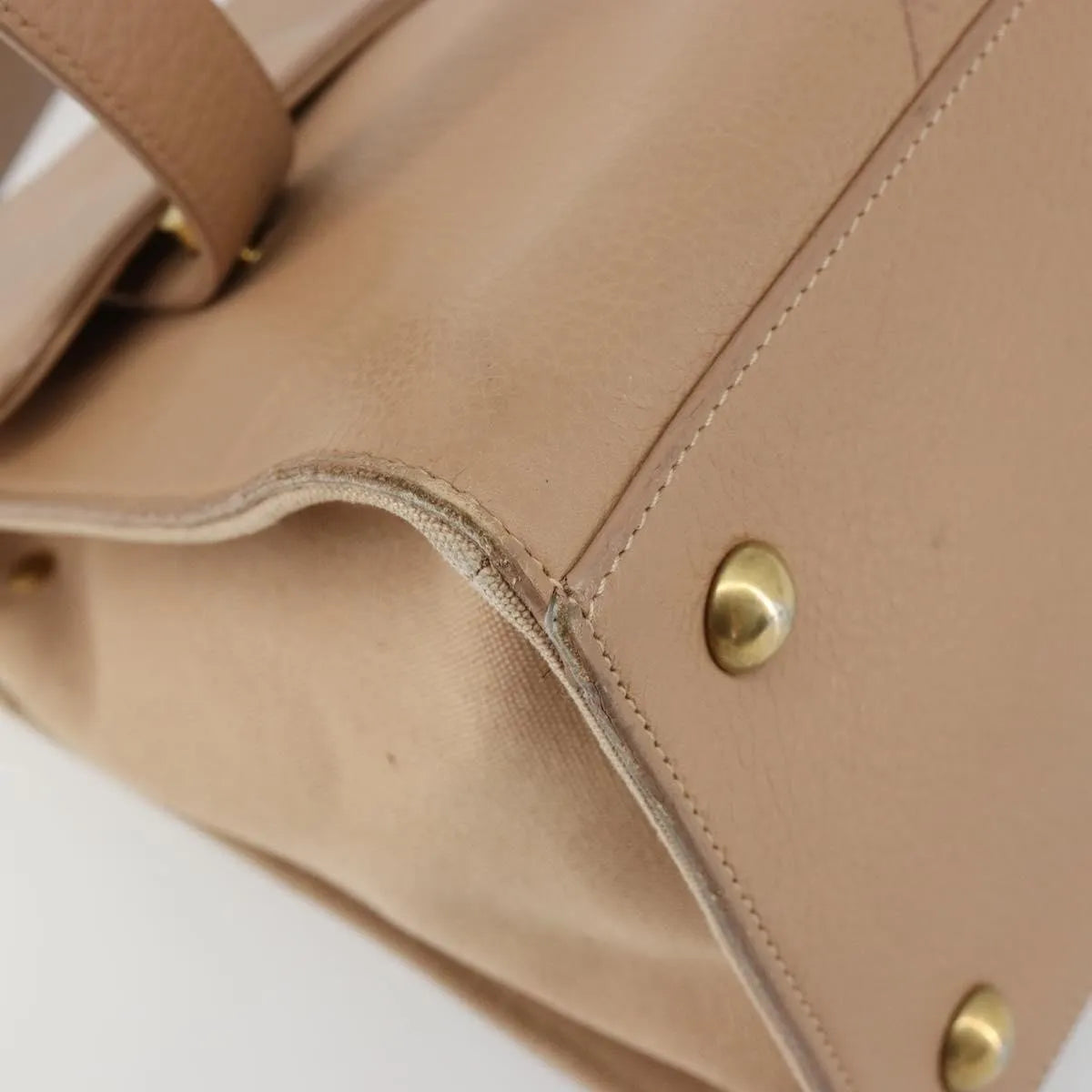 Saint Laurent Muse Two Leather, Beige, Leather, Handbag