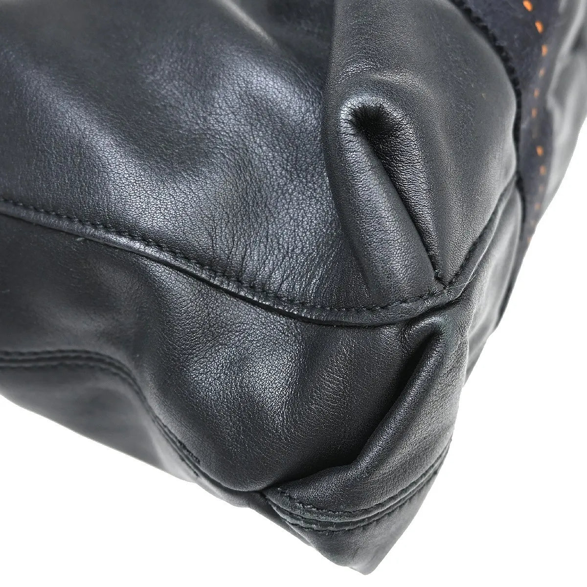 Hermes Horizontal Caravan Leather, Black, Leather, Tote Bag