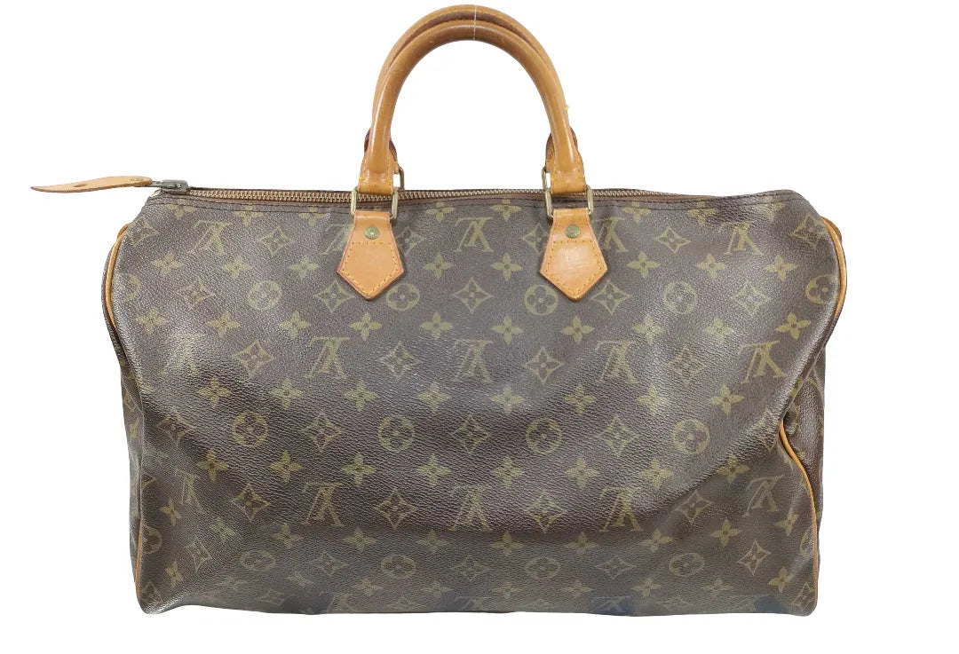 Louis Vuitton Speedy Monogram Canvas, Brown, Canvas, Handbag