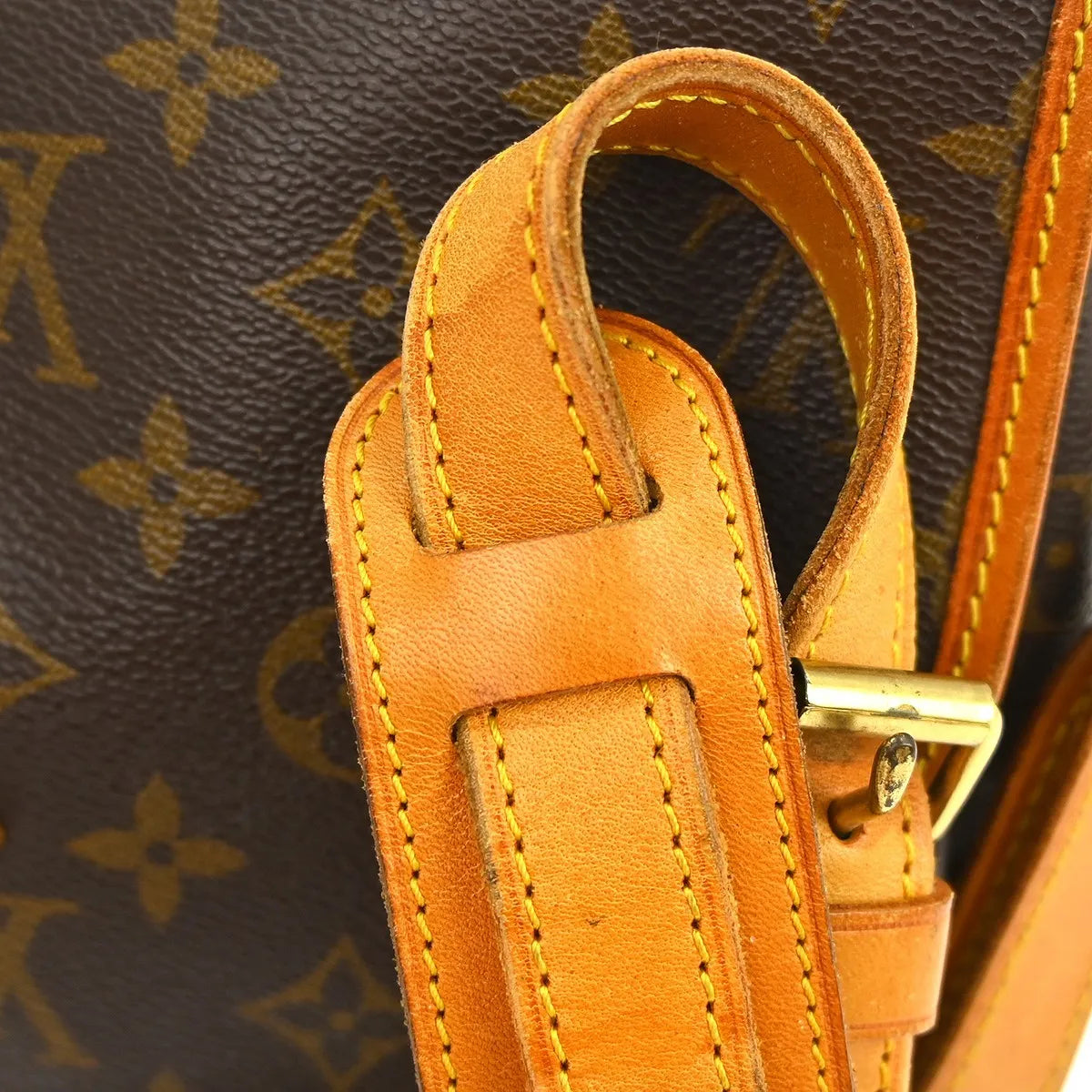 Louis Vuitton Saumur Monogram, Brown, Canvas, Shoulder Bag
