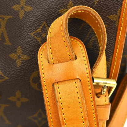 Louis Vuitton Saumur Monogram, Brown, Canvas, Shoulder Bag