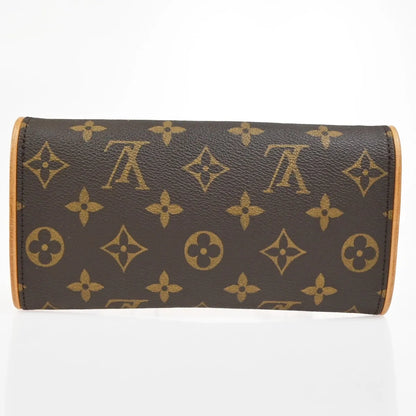 Louis Vuitton Twin Monogram Canvas, Brown, Canvas, Clutch