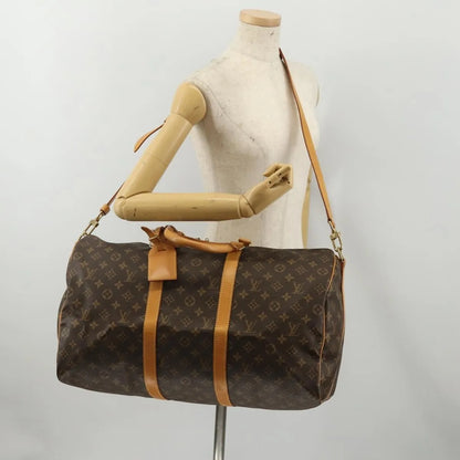 Louis Vuitton Keepall Bandouliere Monogram Canvas, Brown, Canvas, Travel Bag