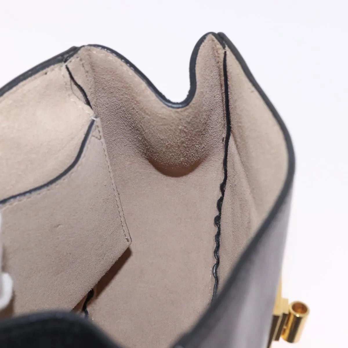 Chloe Drew Leather, Black, Leather, Shoulder Bag