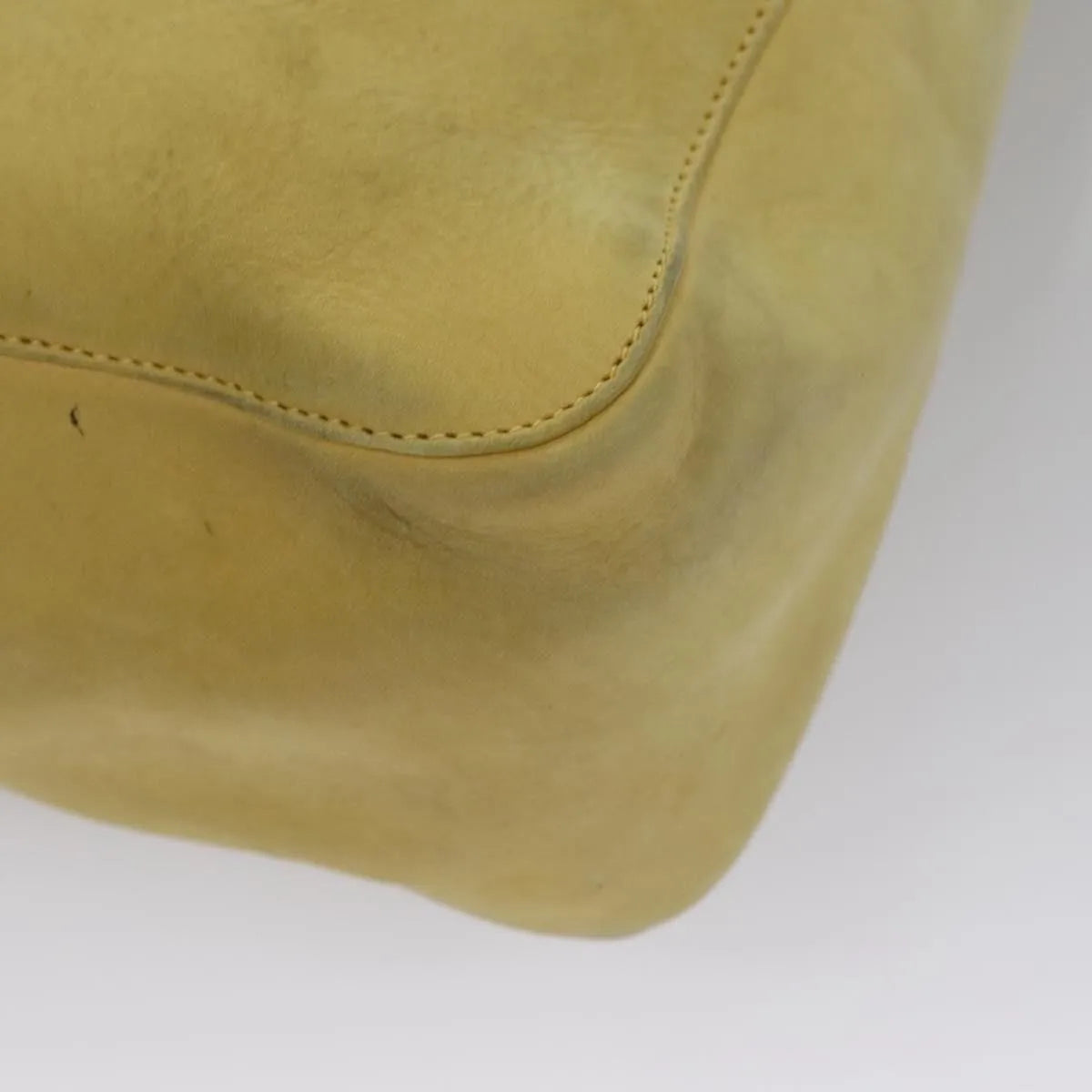 Salvatore Ferragamo Vintage Suede, Yellow, Suede, Shoulder Bag