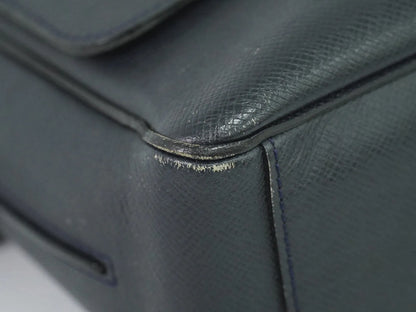 Louis Vuitton Roman Taiga Leather, Navy, Leather, Shoulder Bag