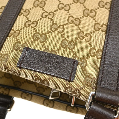 Gucci Convertible Boston Carry On Duffle GG Canvas, Beige, Canvas, Travel Bag