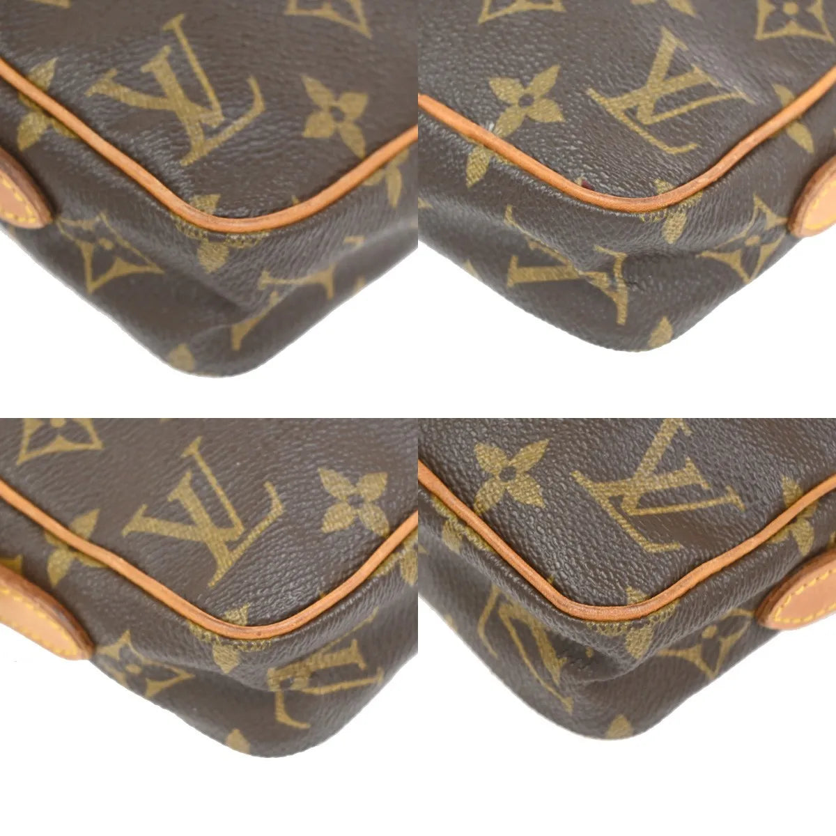 Louis Vuitton Danube Monogram, Brown, Canvas, Shoulder Bag