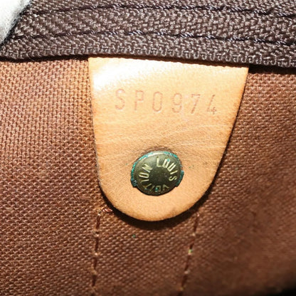 Louis Vuitton Keepall Monogram, Brown, Canvas, Travel Bag