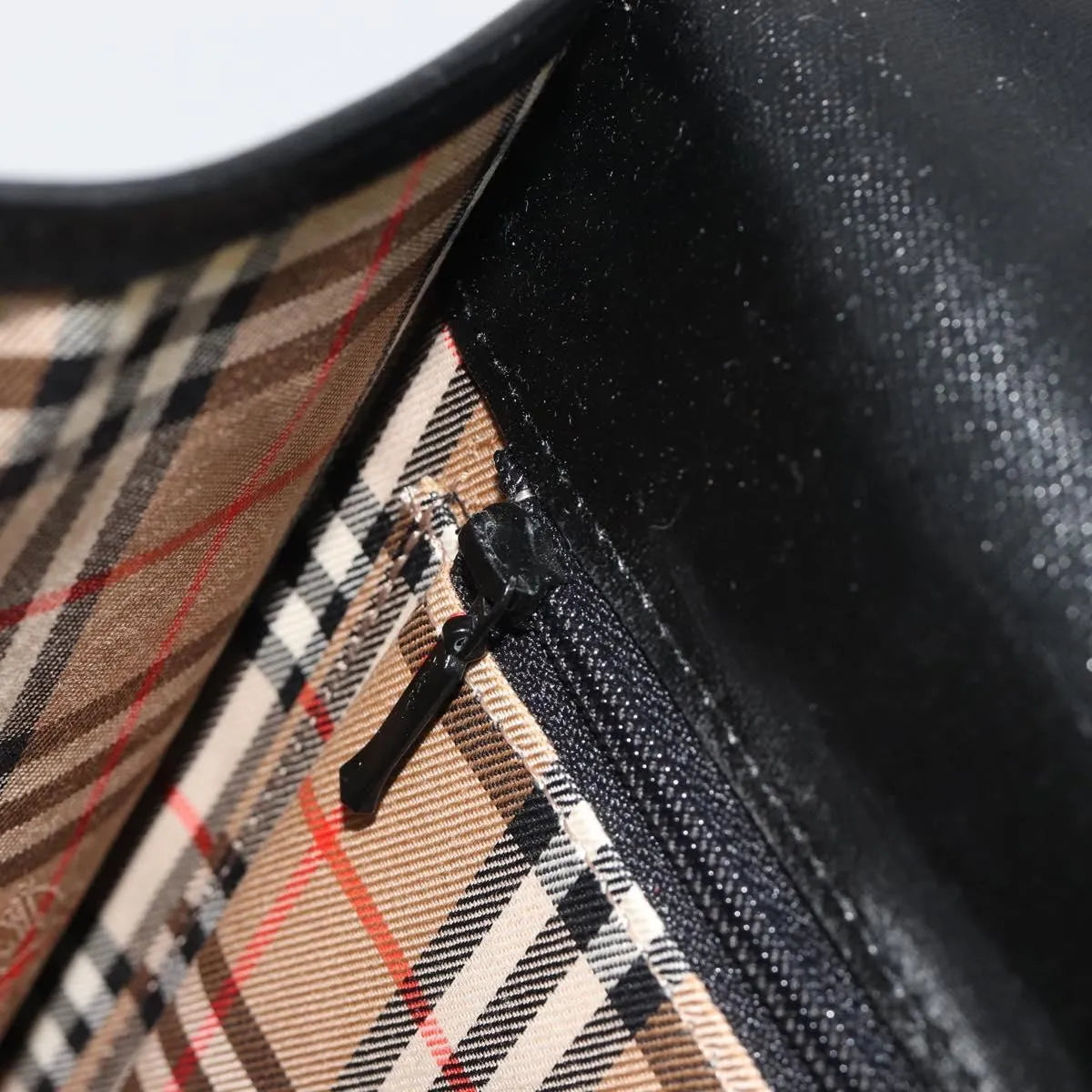 Burberry Vintage Leather, Black, Leather, Handbag
