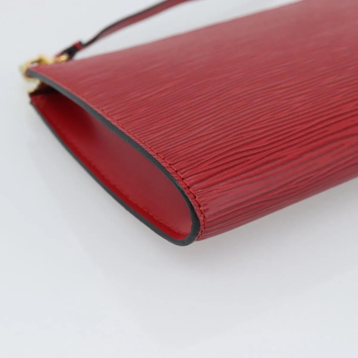 Louis Vuitton Pochette Accessoires Epi, Red, Leather, Clutch