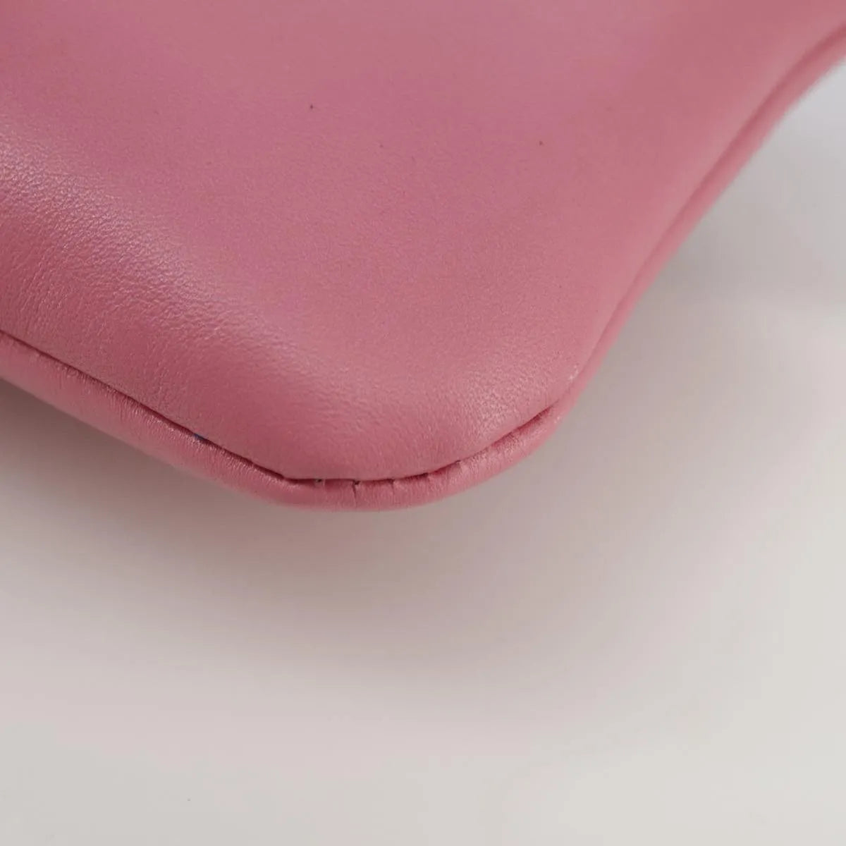 Valentino Garavani Pochette Leather, Pink, Leather, Clutch
