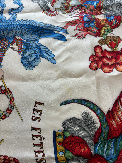 Hermes Carré 90 Silk multicolor, Multicolour, Silk, Scarf