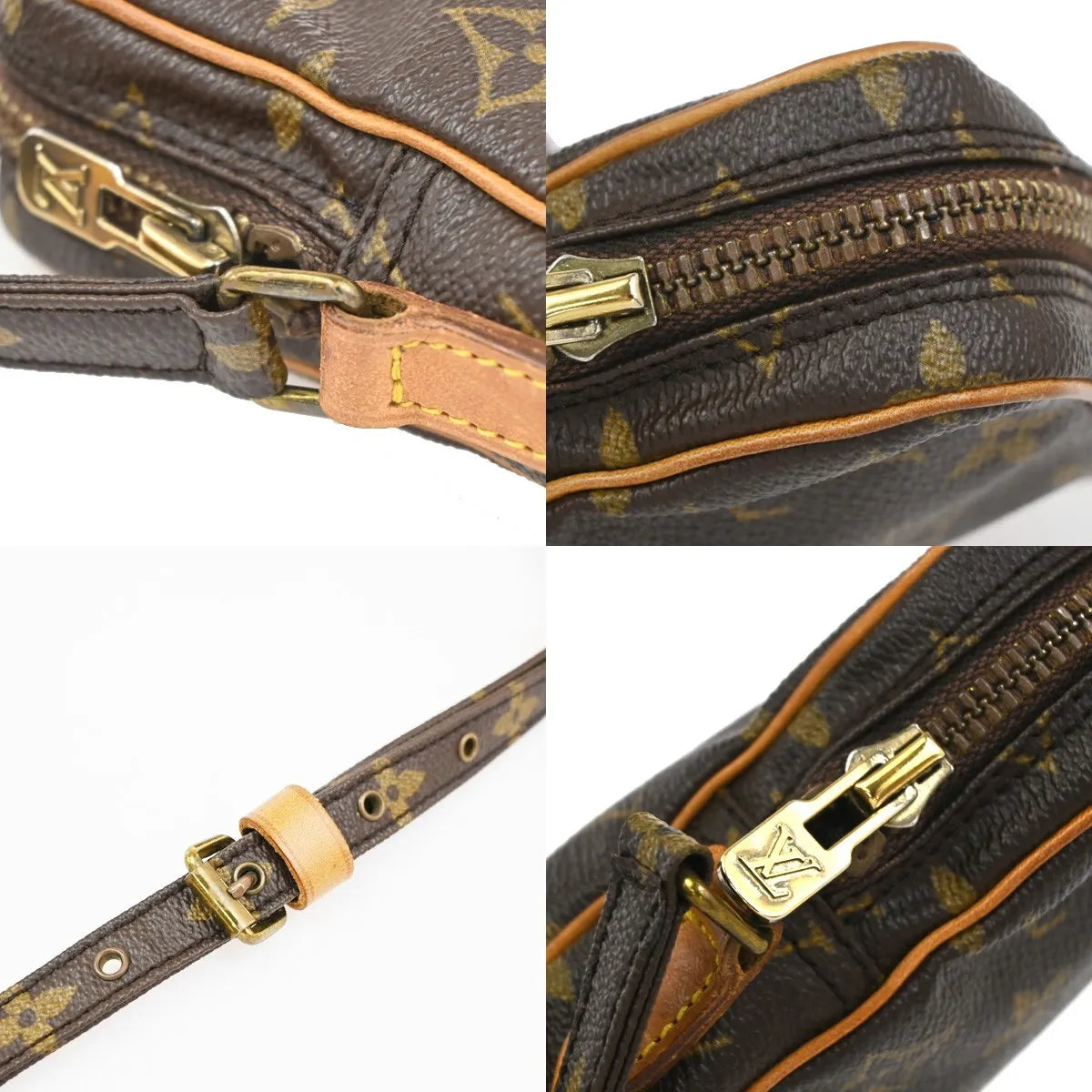 Louis Vuitton Danube Monogram, Brown, Canvas, Shoulder Bag