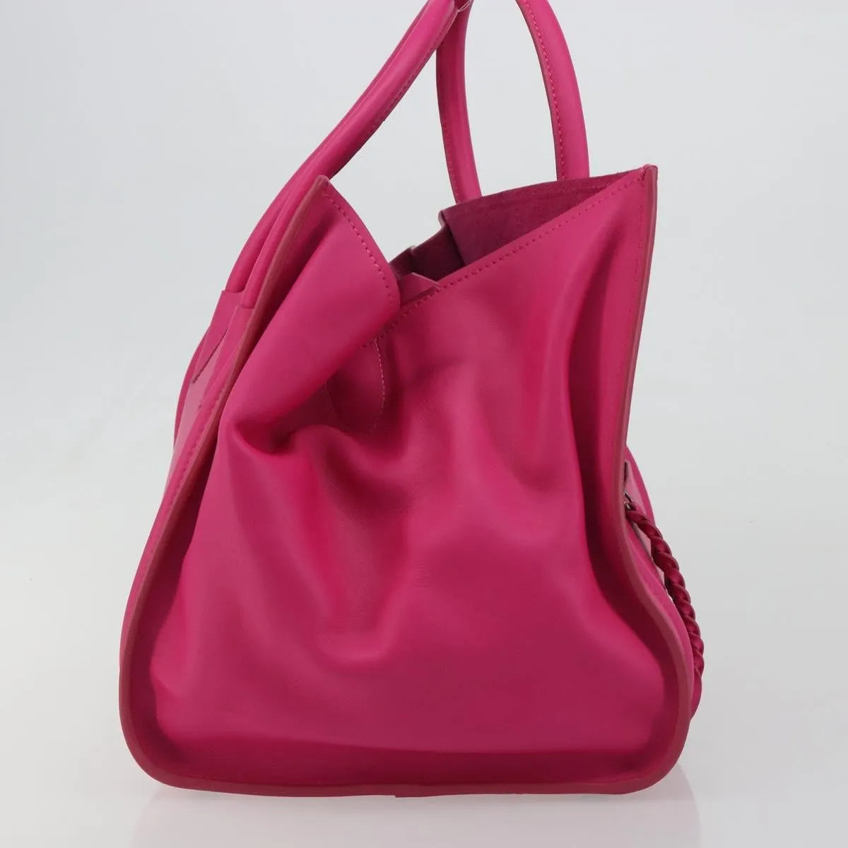 Celine Luggage Smooth Leather, Pink, Leather, Tote Bag