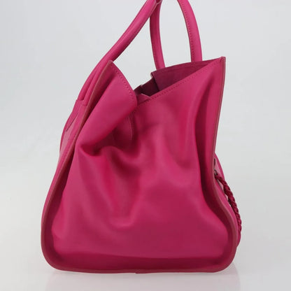Celine Luggage Smooth Leather, Pink, Leather, Tote Bag