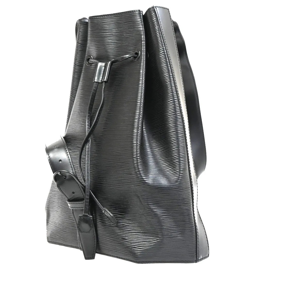 Louis Vuitton Sac a Dos Drawstring Epi Leather, Black, Leather, Backpack