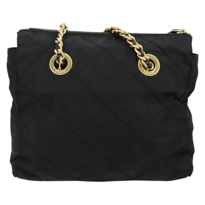 Prada Re-Edition 1995 Chain Quilted Tessuto, Black, Nylon, Shoulder Bag