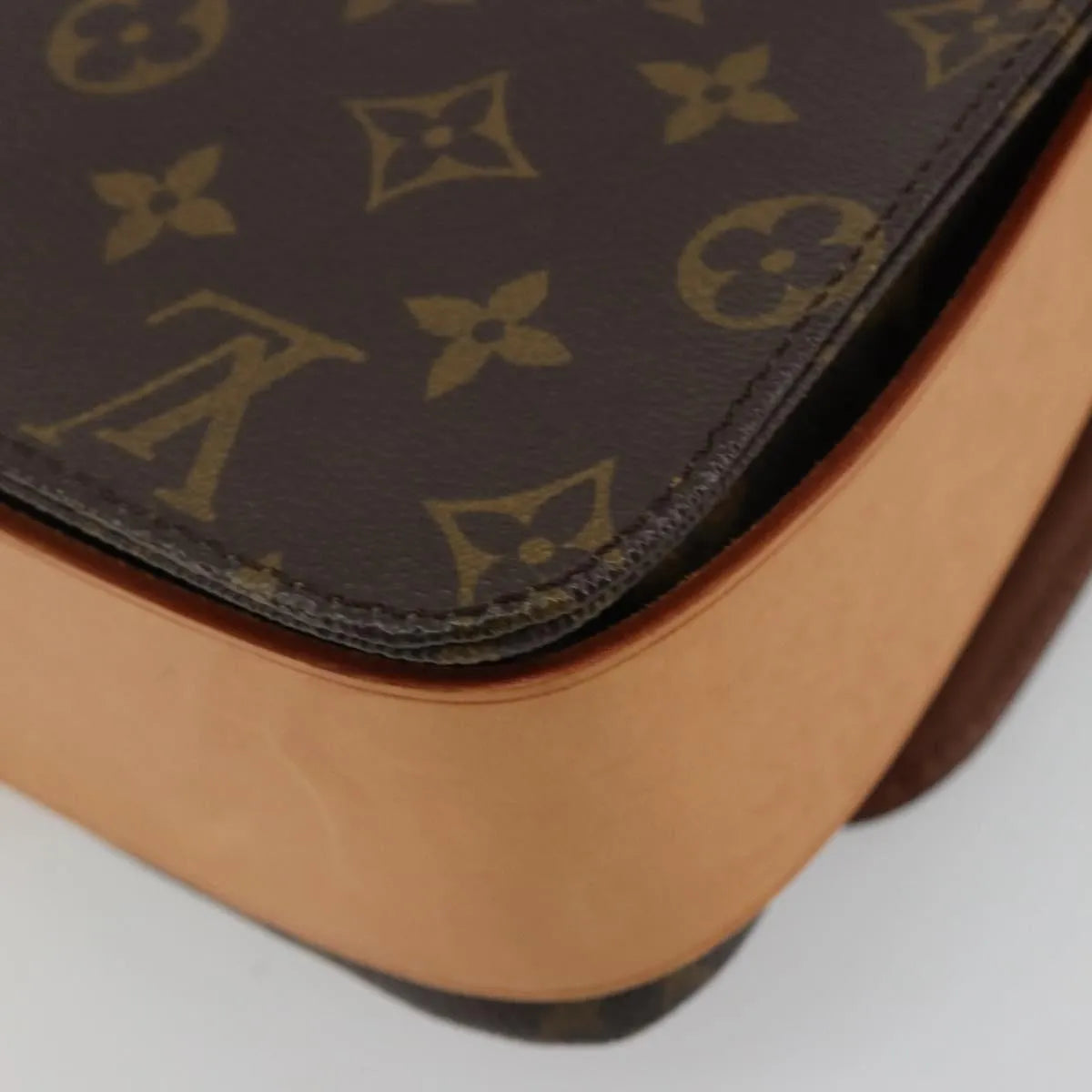 Louis Vuitton Cartouchiere Monogram Canvas, Brown, Canvas, Shoulder Bag