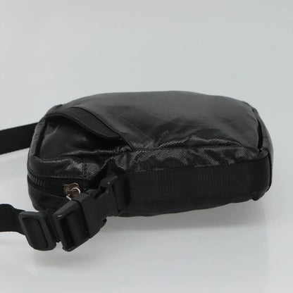 Chanel Sport Line Messenger Coated Canvas, Black, Canvas, Shoulder Bag