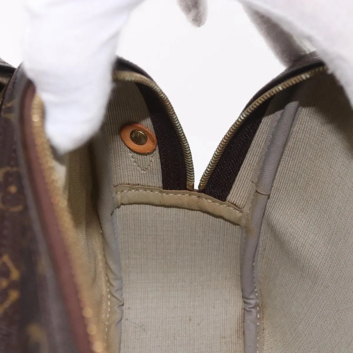 Louis Vuitton Reporter Monogram, Brown, Canvas, Shoulder Bag