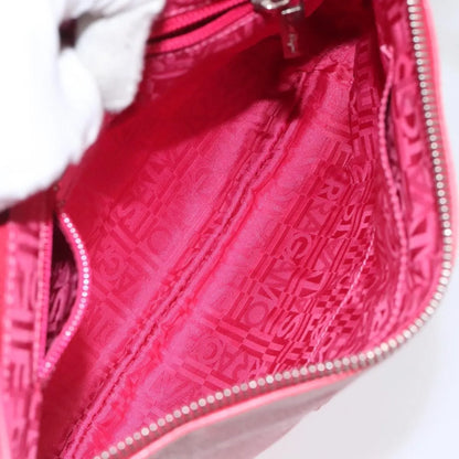 Salvatore Ferragamo Gancini Leather, Pink, Leather, Shoulder Bag